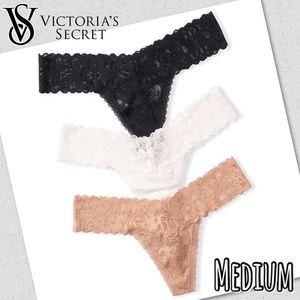 Victoria's Secret Lace Thong Panty Set